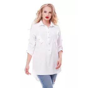 Рубашка женская Стиль белая 48