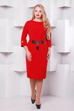 Нарядное женское платье Тэйлор красное