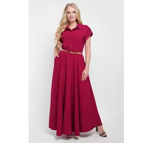 Роскошное платье макси в пол  Алена бордо